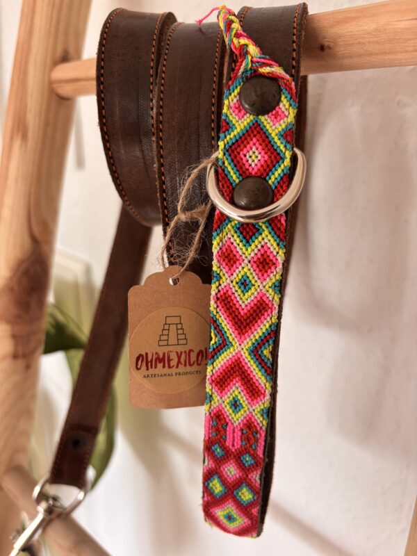 OHMEXICO! Hundeleine Leder – Bild 2