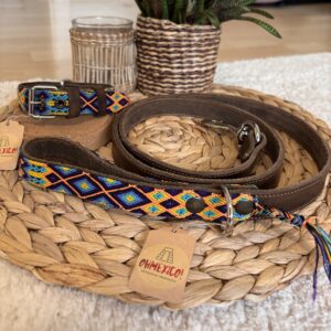 OHMEXICO! Hundehalsband+Leine Set